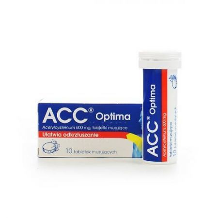 ACC 600 Optima  tabletki musujące x 10 szt.