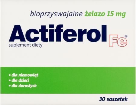 ActiFerol Fe 15 mg żelazo w saszetkach, 30 szt.