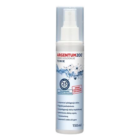 Argentum 200 Srebro Koloidalne 25 ppm w mgiełce, 150 ml