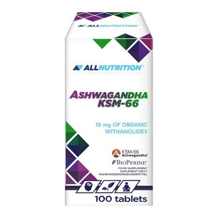 Ashwagandha KSM-66 tabletki 100 szt. Allnutrition