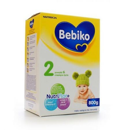 Bebiko 2 z NutriFlor mleko modyfikowane następne proszek 800 g data ważności 16.03.2023r