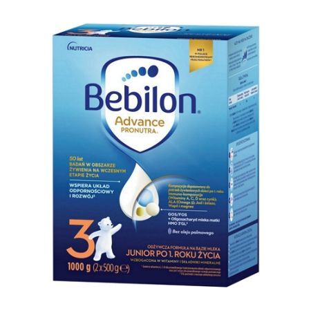 Bebilon 3 Advance Pronutra JUNIOR Mleko modyfikowane po 1. roku życia 1000g