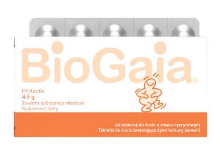 BioGaia probiotyk  tabletki do żucia 10 szt