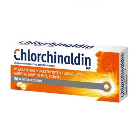 Chlorchinaldin tabletki do ssania x 20 szt.