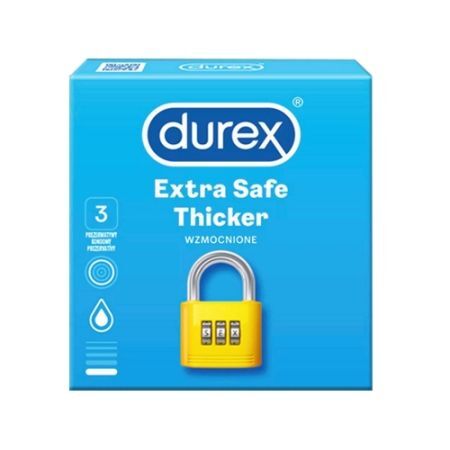 DUREX EXTRA SAFE Prezerwatywy wzmocnione x 3 szt.