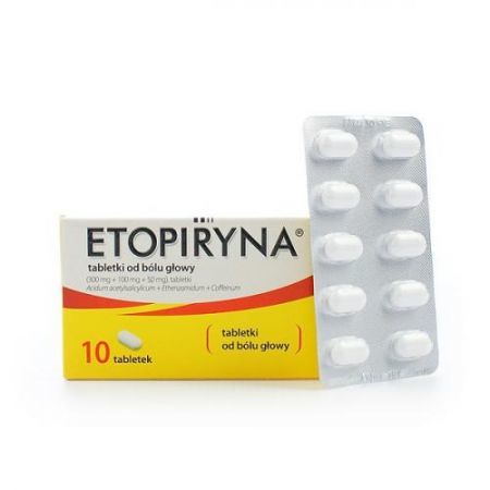 Etopiryna Tabletki od bólu głowy 10szt