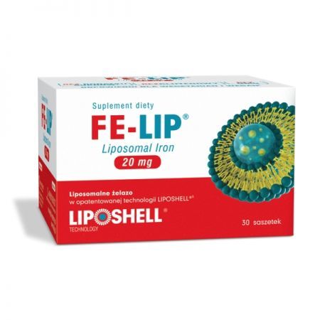 Fe-Lip Liposomalne żelazo 20mg saszetki x 30 szt.
