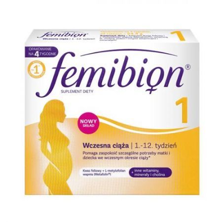 Femibion 1 Wczesna ciąża tabletki x 28 szt.
