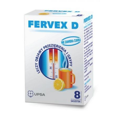 Fervex D bez cukru saszetki x 8 szt.