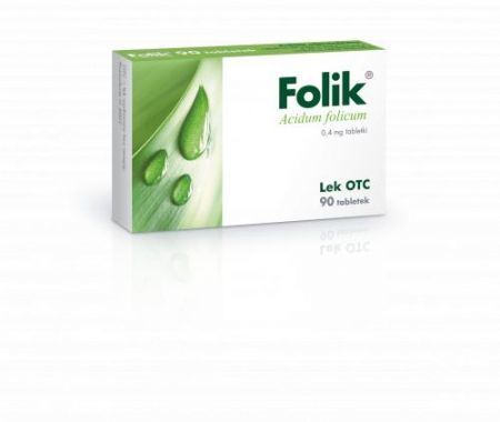 Folik 0,4 mg tabletki x 90 szt.
