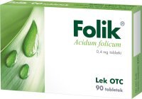 Folik 0,4 mg tabletki x 90 szt.