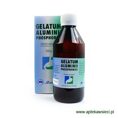 Gelatum Aluminii Phosphorici 4.5%  zawiesina doustna 250ml