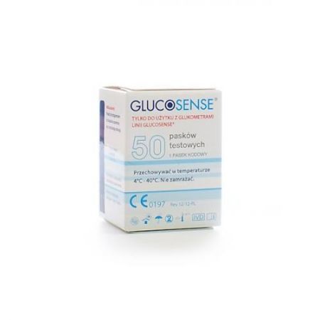 Glucosense  paski testowe  50 pasków