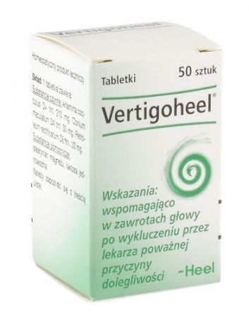 HEEL Vertigoheel zawroty głowy tabletki 50szt