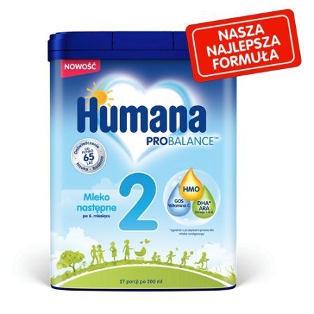 Humana 2 ProBalance mleko następne po 6. miesiącu 750 g