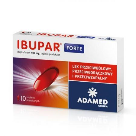 Ibupar Forte 400mg tabletki powlekane x 10 szt.