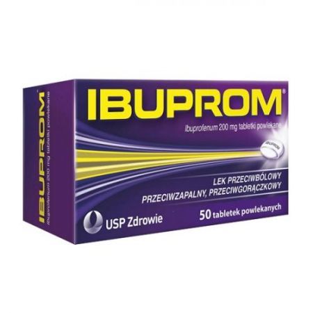 Ibuprom 200mg tabletki powlekane x 50 szt.