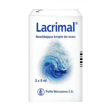 Lacrimal krople oczne butelki 5ml x 2 szt.