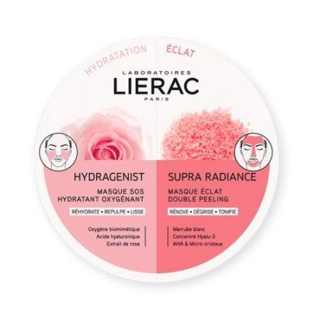 LIERAC Duo Maska Hydragenist + Supra Radiance 2x6ml