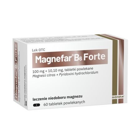 Magnefar B6 Forte tabletki x 60 szt.