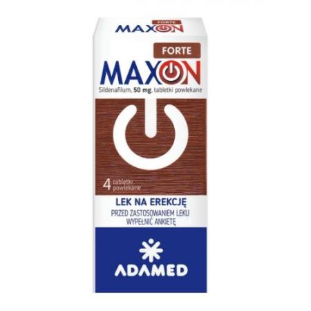 Maxon Forte 50mg tabletki x 4 szt. 