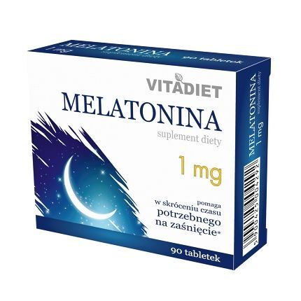 Melatonina 1 mg tabletki 90 szt. VITADIET
