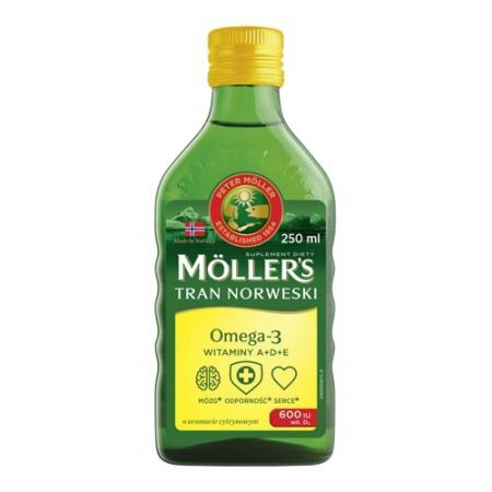 MOLLERS Tran Norweski cytrynowy 250ml