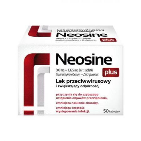Neosine Plus 500mg + 3,125mg tabletki x 50 szt.