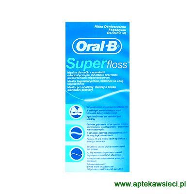 Nici dentystyczne ORAL-B Super Floss do mostków  1 op
