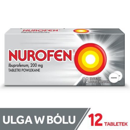 Nurofen 200mg  12 tabletek