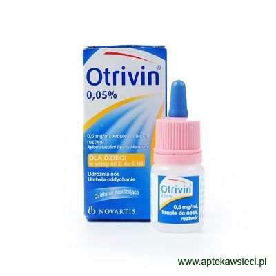 Otrivin 0,05 % krople do nosa 10ml 