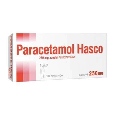 Paracetamol Hasco 250 mg czopki x 10 szt.