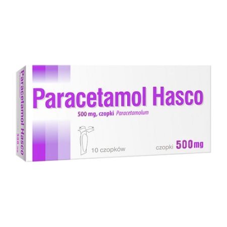 Paracetamol Hasco 500 mg czopki x 10 szt.