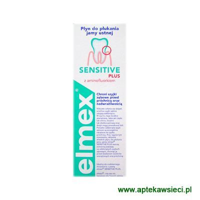 Płyn  Elmex  Sensitive do płukania jamy ustnej  400 ml