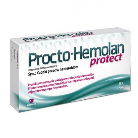 Procto-Hemolan Protect czopki doodbytnicze 10szt