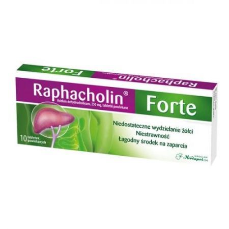 Raphacholin forte tabletki powlekane 10 szt