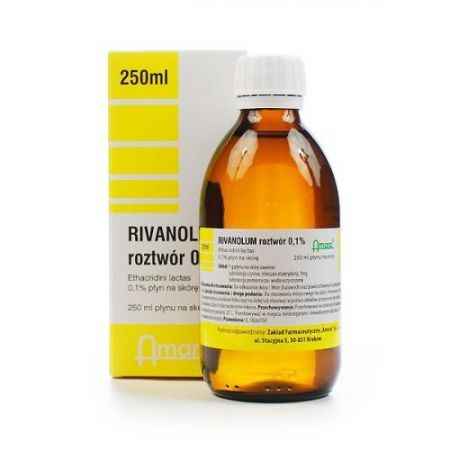 Rivanolum 0,1% płyn na skórę 250 ml