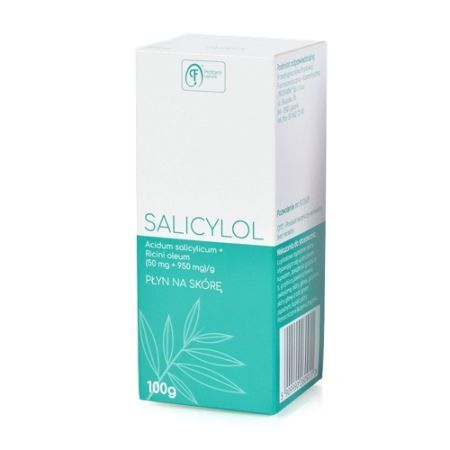 Salicylol (50 mg + 950 mg)/g płyn na skórę 100 g