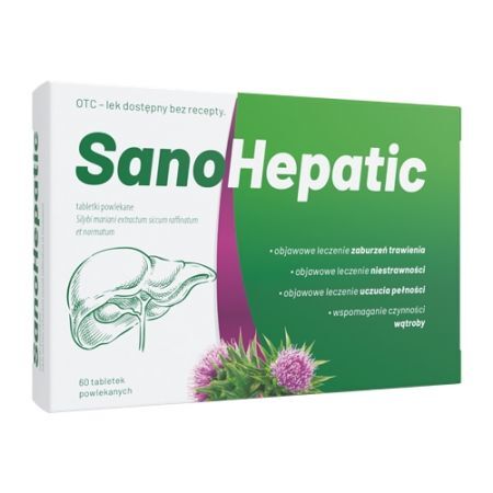 SanoHepatic tabletki powlekane 60 szt.
