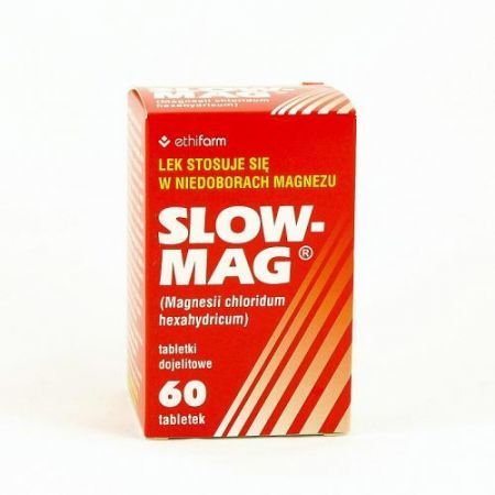 Slow Mag tabletki dojelitowe  60szt