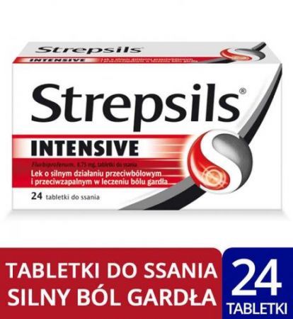 Strepsils INTENSIVE Tabletki do ssania 24szt