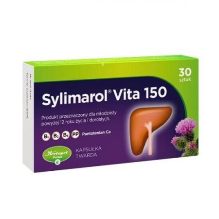 Sylimarol Vita 150 mg kapsułki twarde x 30 szt.