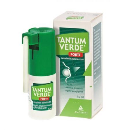 Tantum Verde FORTE aerozol do stosowania w jamie ustnej  15 ml