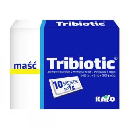 Tribiotic maść antybakteryjna 1g 10 saszetek