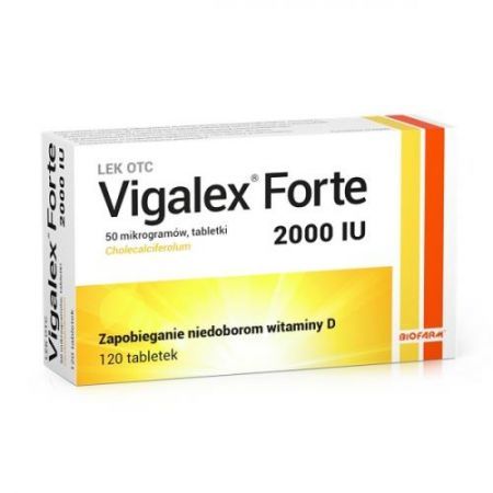 Vigalex Forte 2000 IU tabletki x 120 szt.