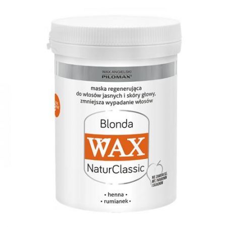 WAX Maska regenerująca Blonda do włosów jasnych NaturClassic 240ml